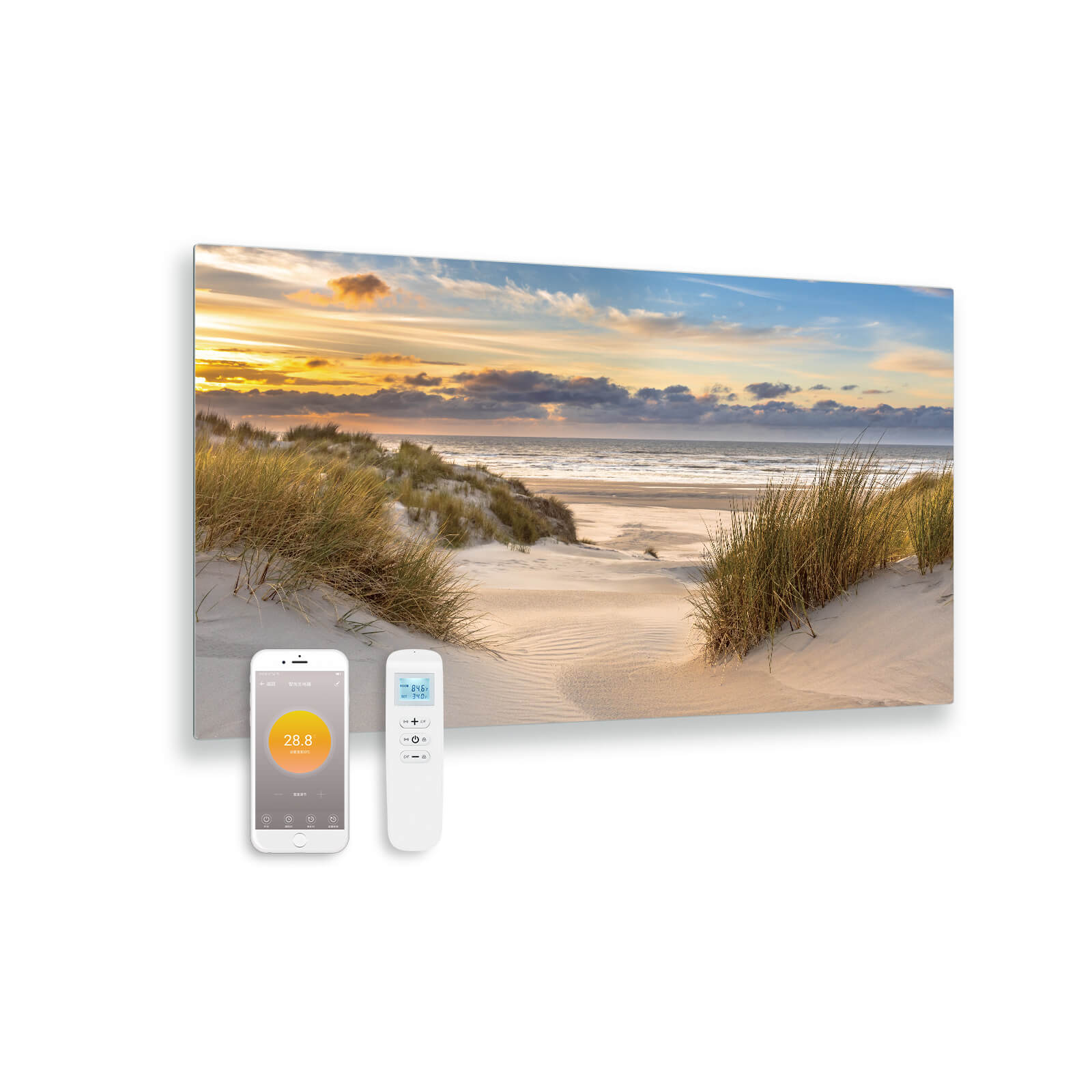infraroodpaneel-bedrukt-glas-strand-100x59cm-580w